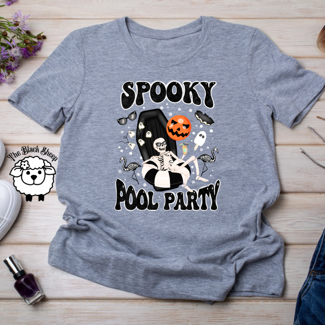 Spooky Pool Party Tee or Tank Top