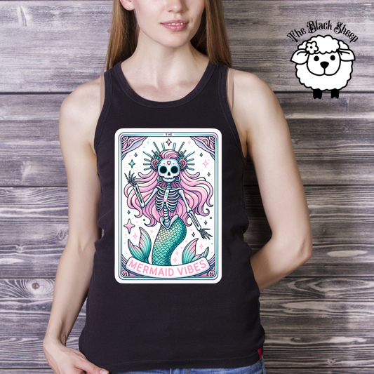Mermaid Tarot Card Tee or Tank Top