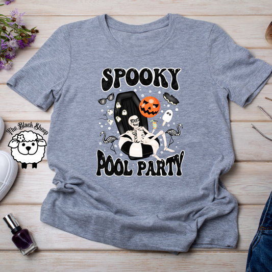 Spooky Pool Party Tee or Tank Top