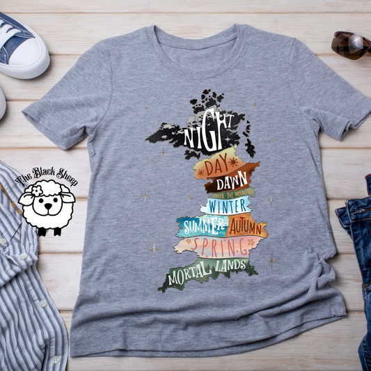 ACOTAR Map Tee