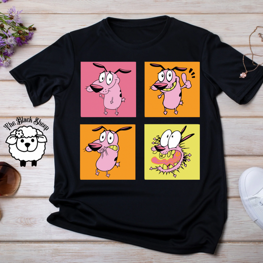 Courage, the cowardly Dog Tee￼