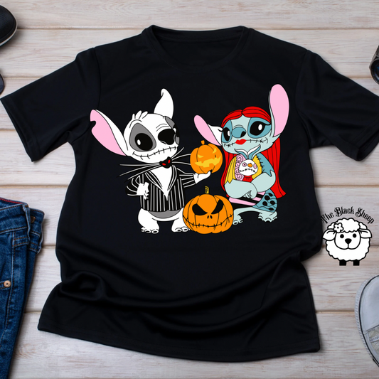 Stitch as Jack and Sally Tee