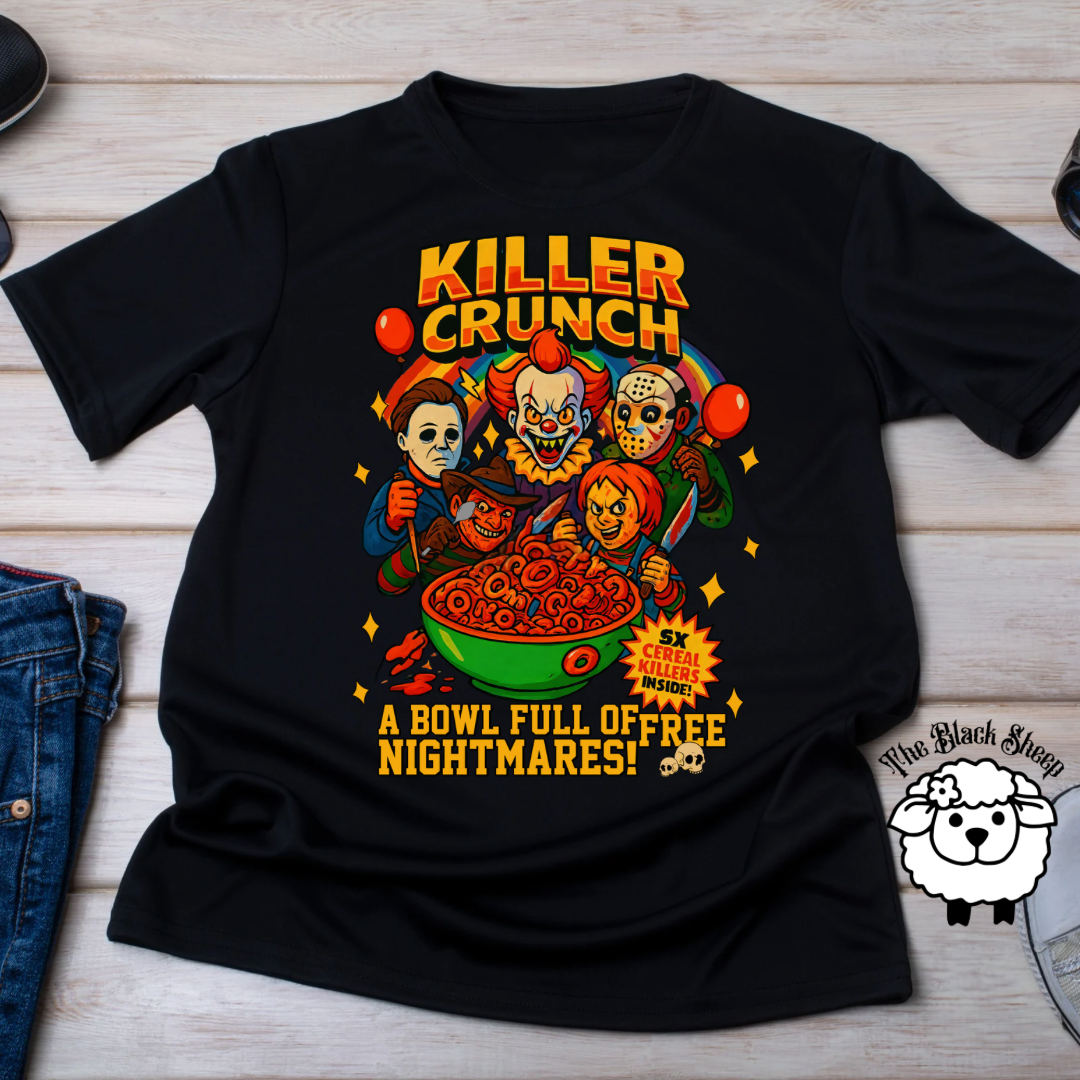 Cereal Horror Tees