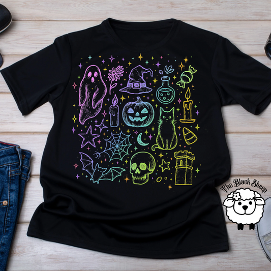 Neon Halloween Fun Tee