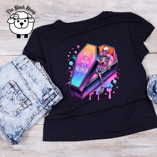 Wake me up when it’s Halloween Tee or tank top