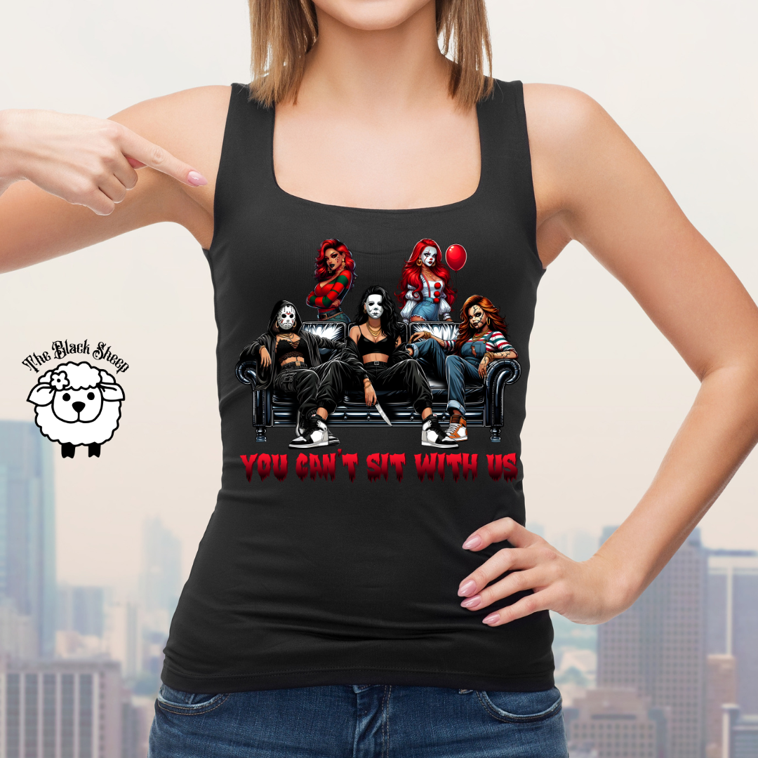 You Can’t Sit with Us Tee or Tank Top