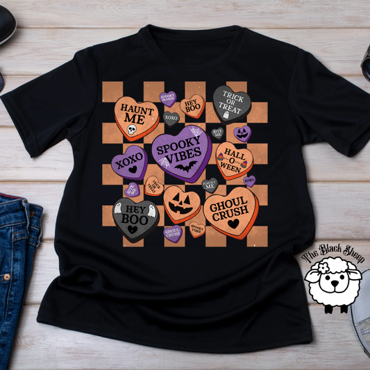 Halloween conversation hearts Tee
