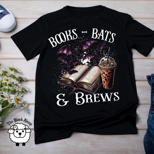 Books, Bats, Brews Tee