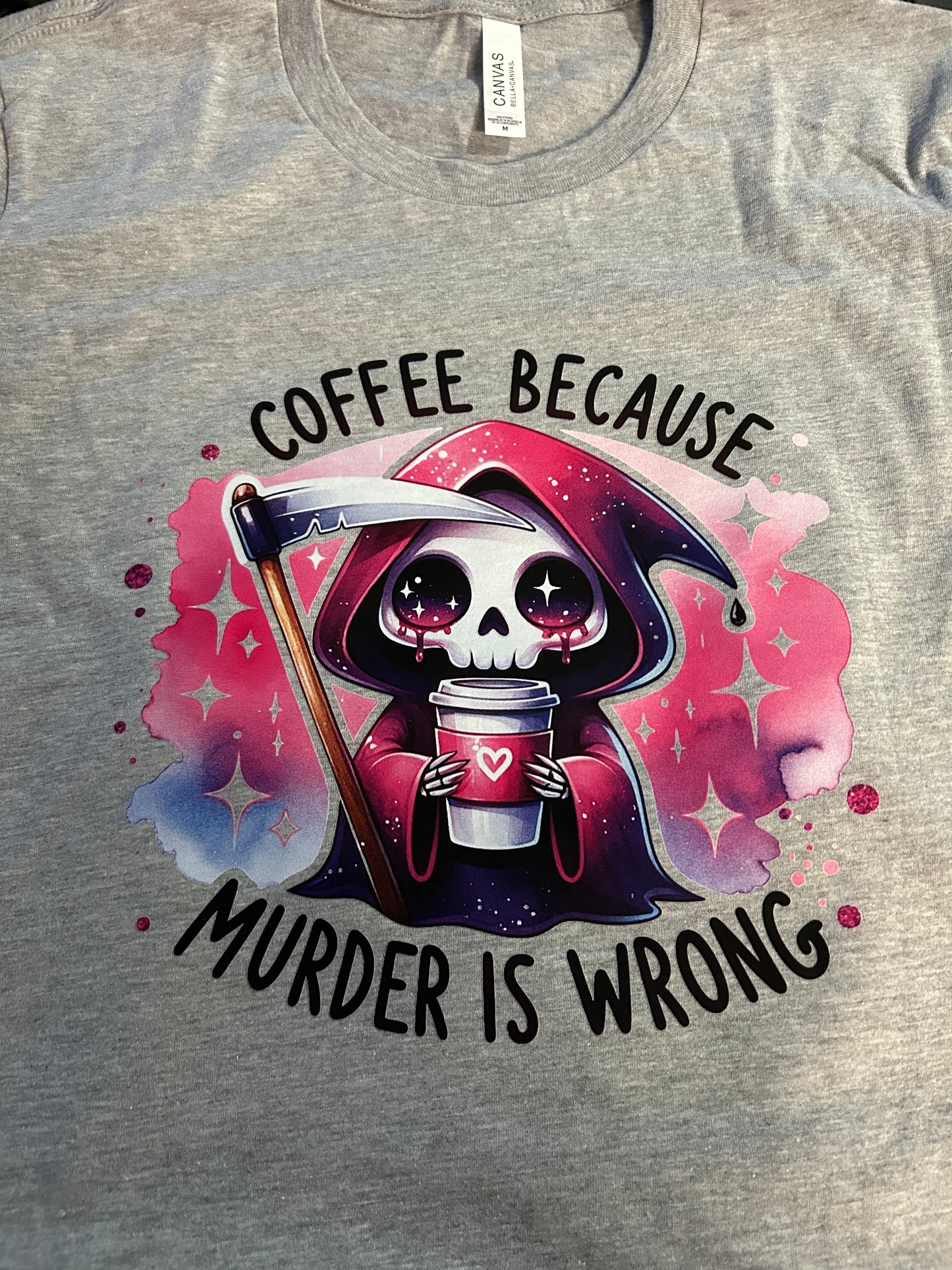 Coffee because Murder is wrong Shirt